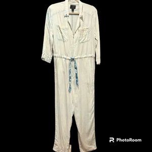 Guess Georgia  Bleached Utility Jumpsuit size S